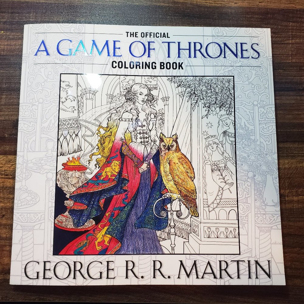 Game of Thrones Official Coloring Book NEW | NWOT | GOT + free color pencils